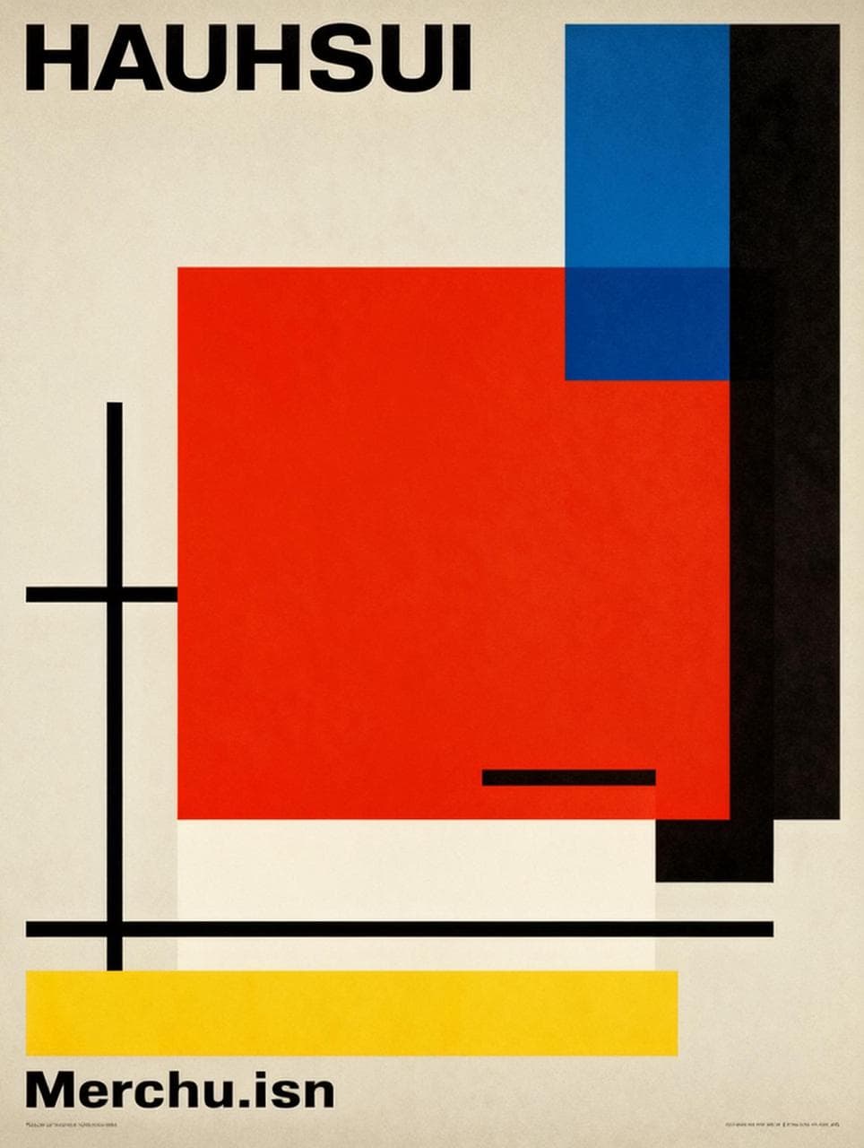 Bauhaus Poster Style